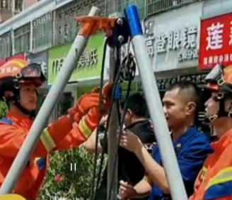 救援三腳架可以為三倍力系統(tǒng)提供錨點(diǎn)